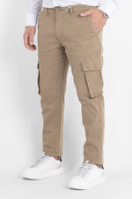 BR017 Pantalon cargo semi-slim | 2 pour 60 € | Kaki