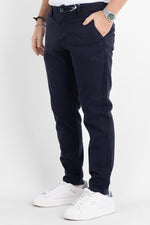 BR021 Rice Grain Capri Pants | 2 for €60 | Blue