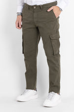 BR017 Pantalon cargo semi-slim | 2 pour 60 € | Vert