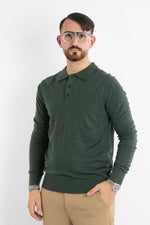 Polo Pullover Misto Lana 86 | 2 per €50 | Verde