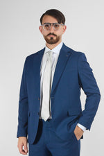 Abito Due Bottoni Basic | Blu Parlamento