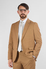 Abito Due Bottoni Basic | Tabacco