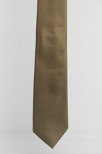Cravatta Tre Pieghe Tinta Unita Micro Diamantino Bronzo | 2 Per €20