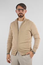 Pullover Zip Intera Basic Cotone 105 | 2 per €50 | Beige 45