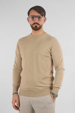Pullover Girocollo Basic Cotone 110 | 2 per €50 | Beige 45