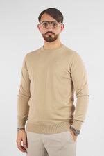 Pullover Girocollo Basic Cotone 110 | 2 per €50 | Beige 45