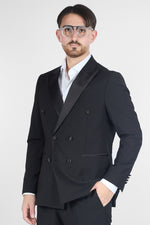 Abito Smoking Doppio Petto Basic | Nero