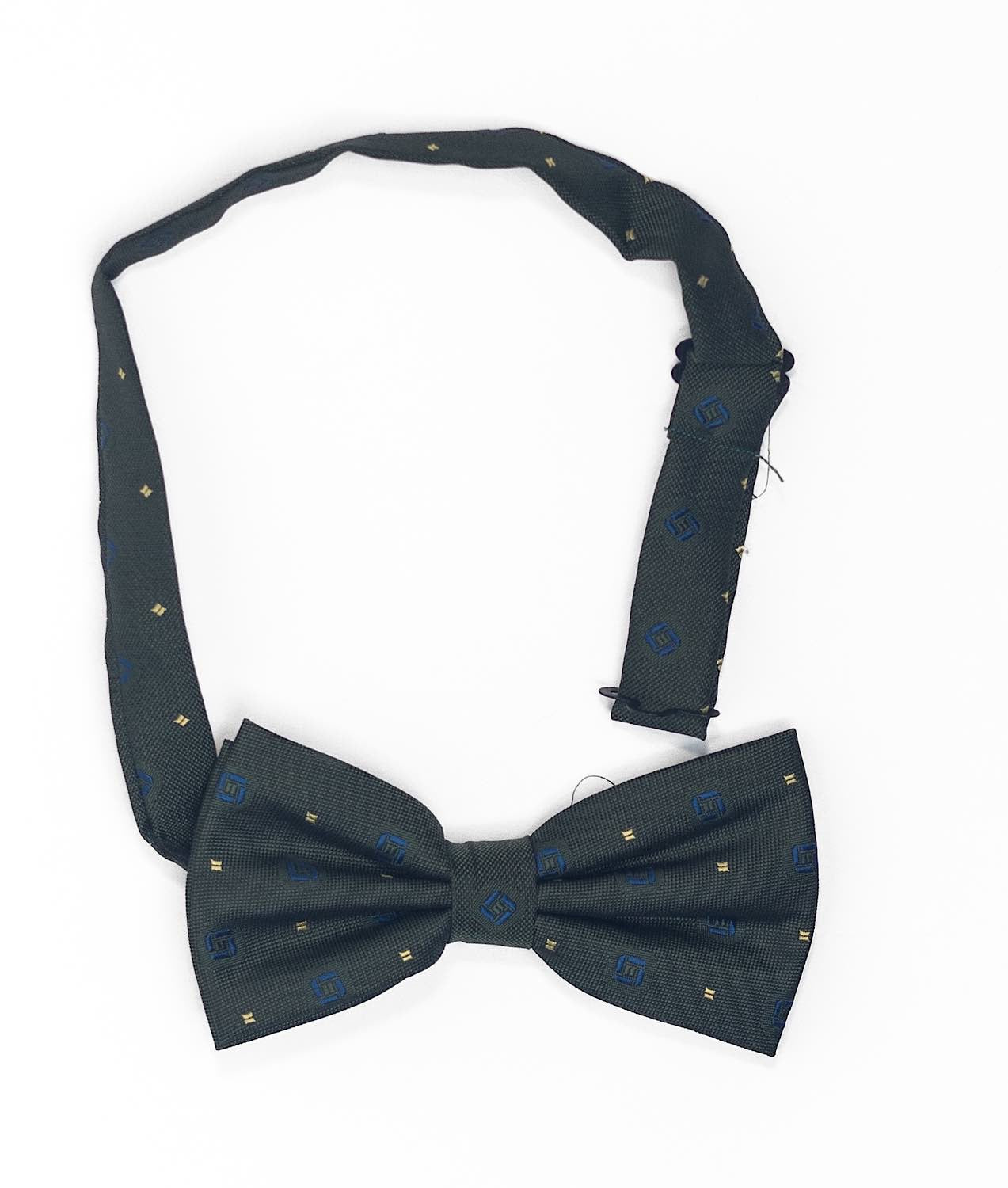 Dark Green Bow Tie | Gold Fantasy