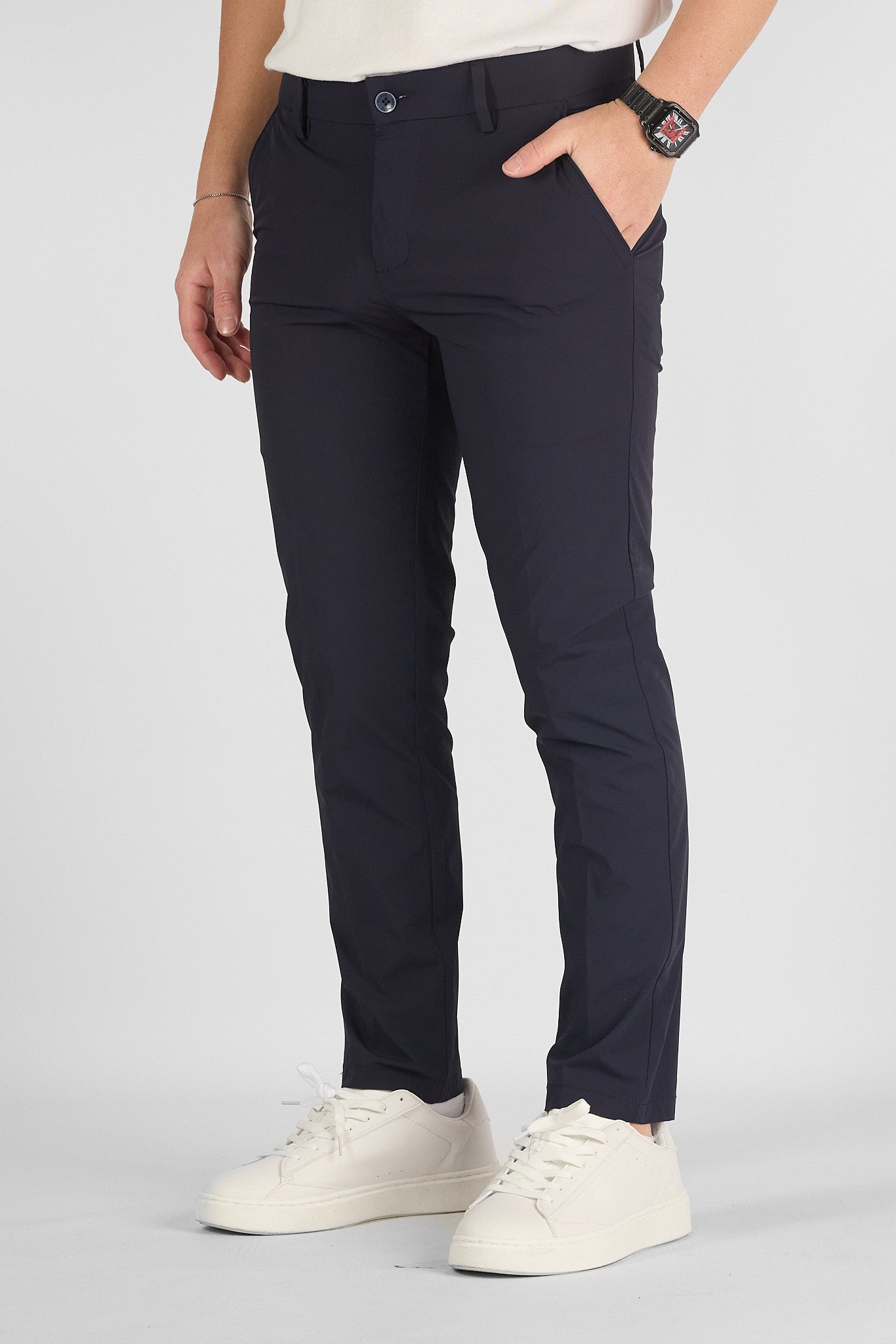 Pantalone Capri Active Super Light No Stiro NS08 | 2 per €60 | Blu 2