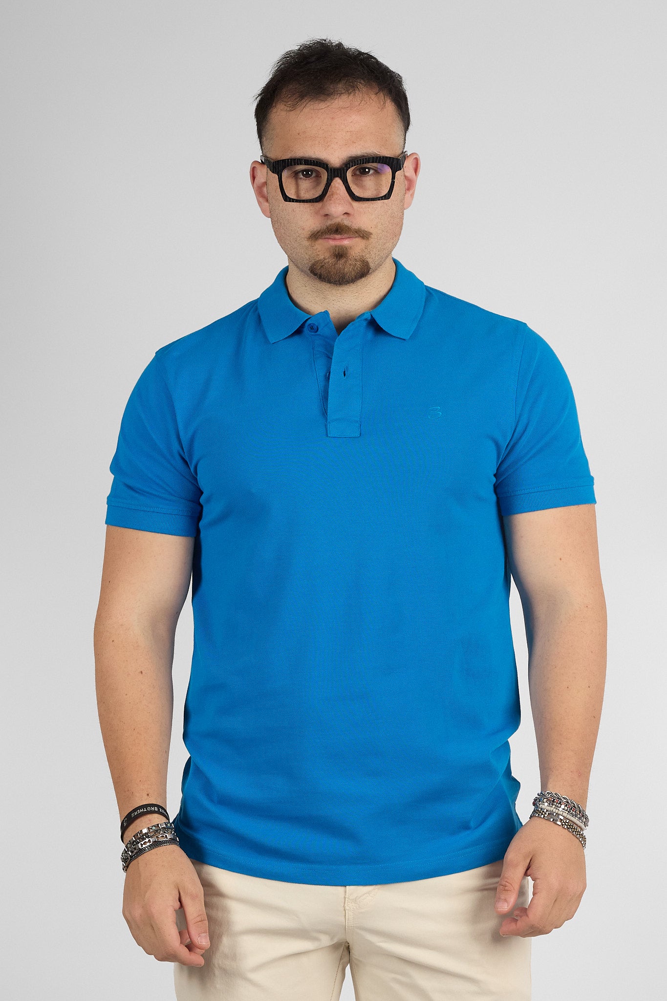 Polo Mezza Manica 100% Cotone Piquet | 2 per €40 | Royal 54