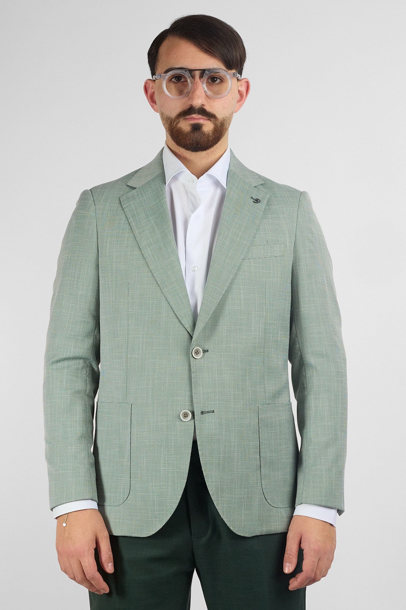 Giacca Occhio di Pernice | Verde