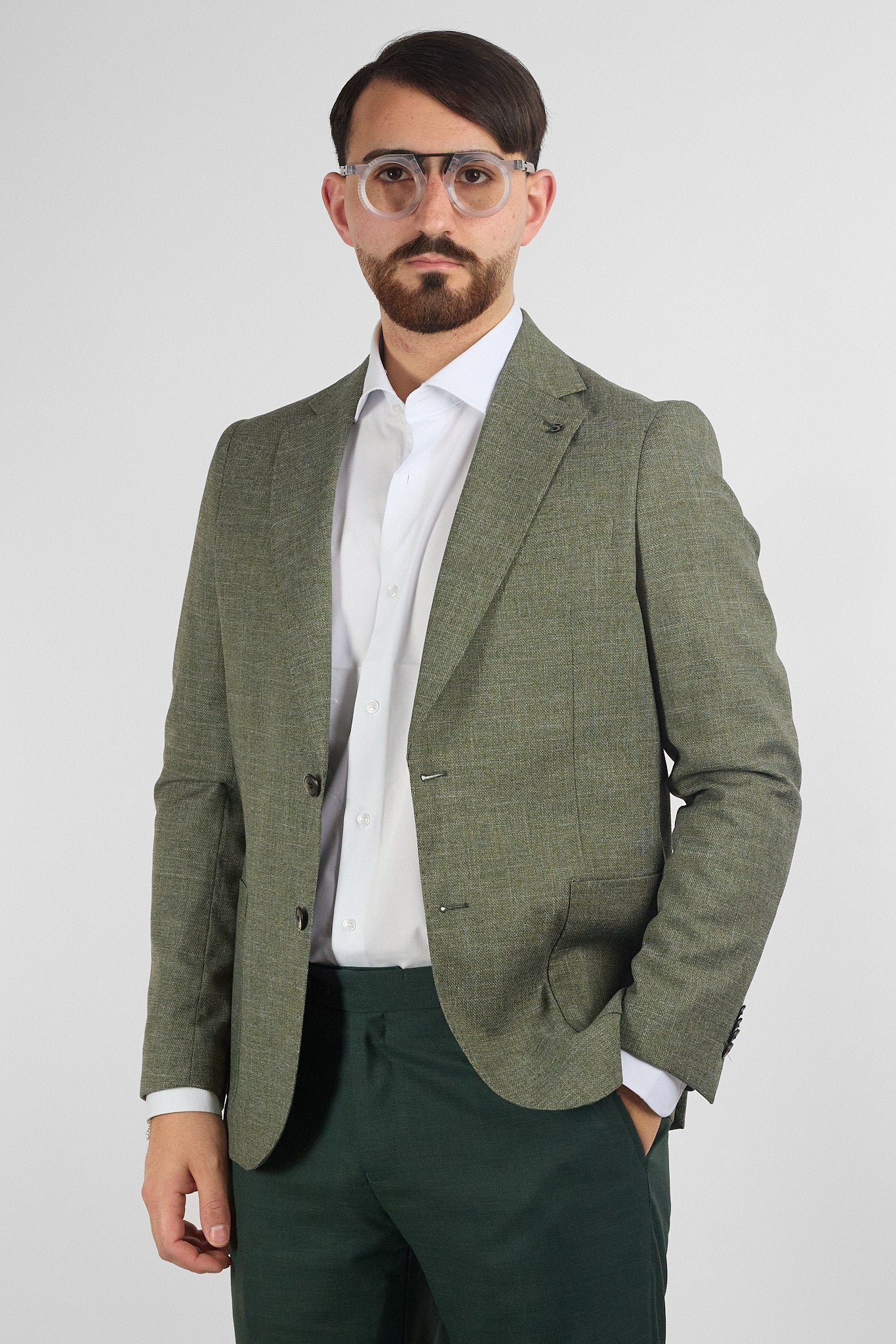 Giacca Lavorata Bring | Verde