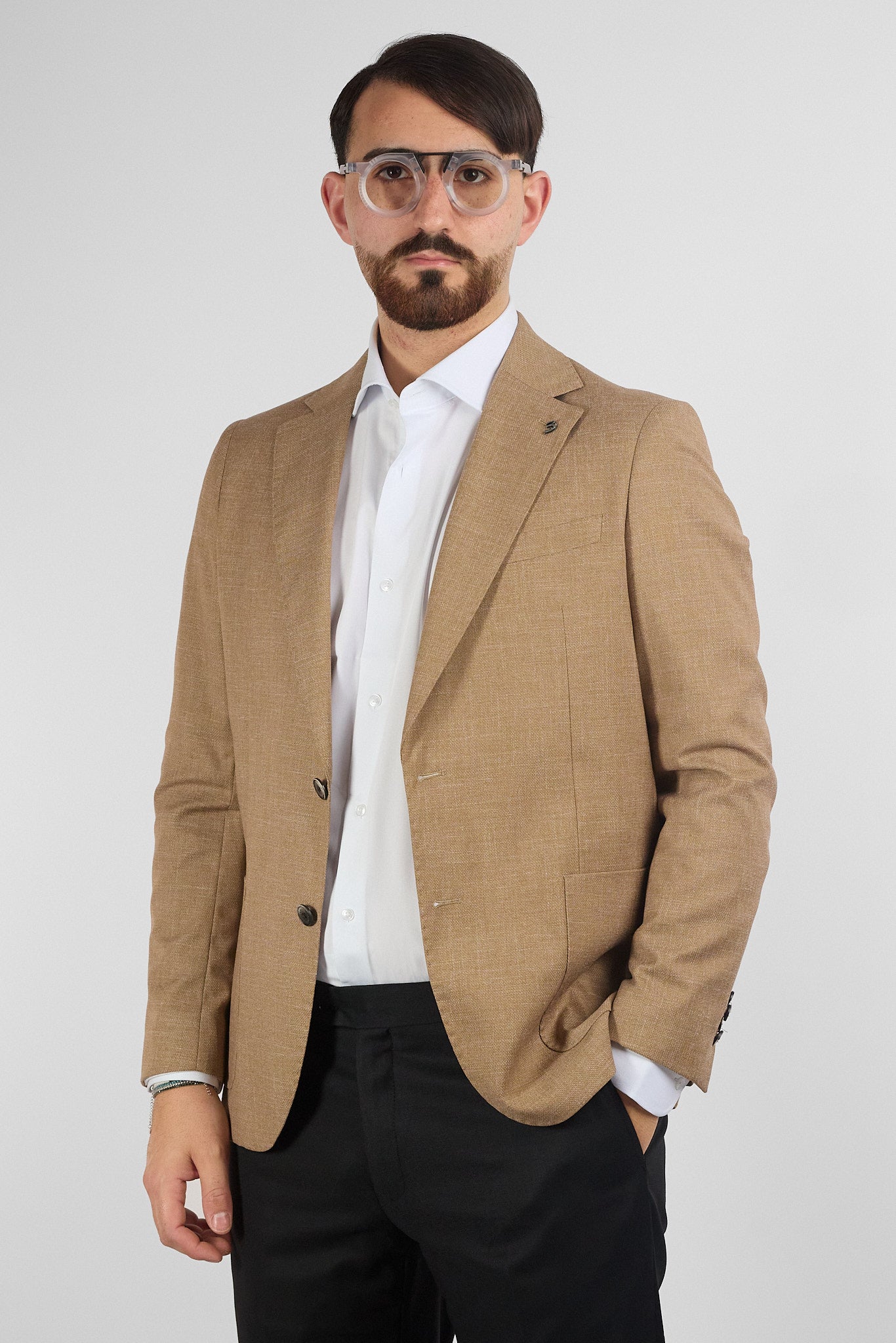 Giacca Lavorata Bring | Beige