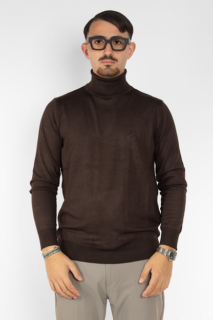 Pullover Collo Alto | 2 + 1 Gratis | Marrone