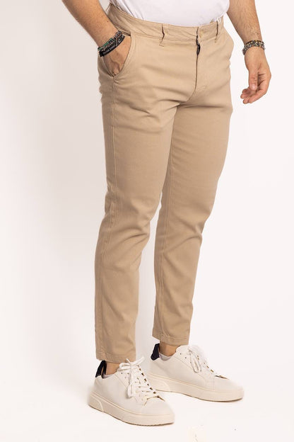 Pantalone Piquet Capri | Cammello 8