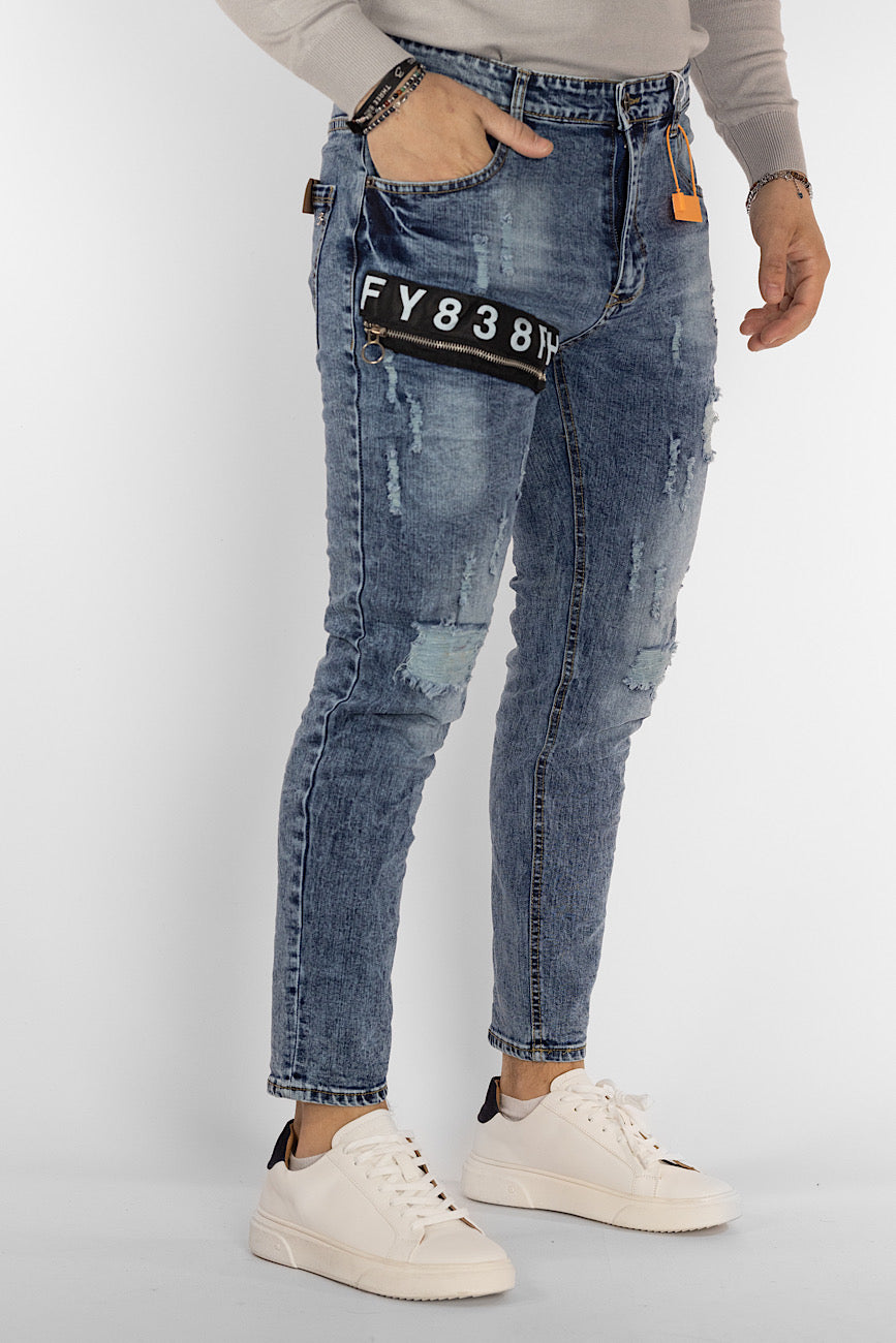 Jeans Lavorato Lavaggio 10.0 Skinny | 0305