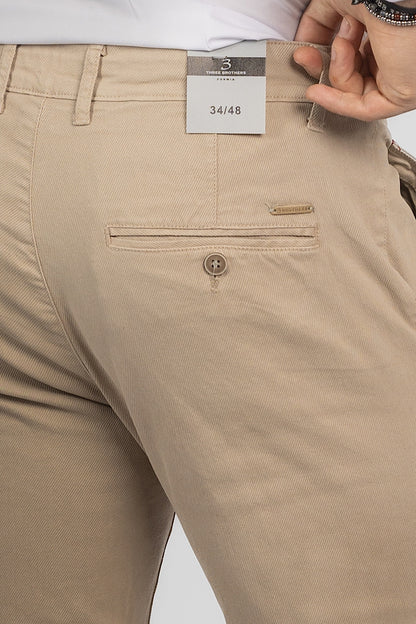 Pantalone Capri Spigato 2 per €40 | Beige