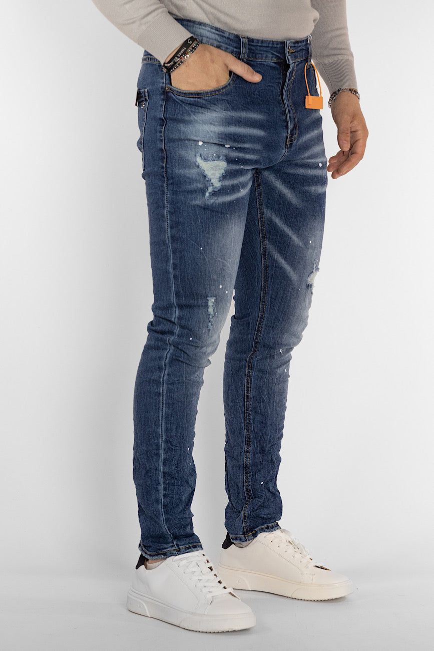 Jeans Lavorato Lavaggio 11.0 Skinny | 0303