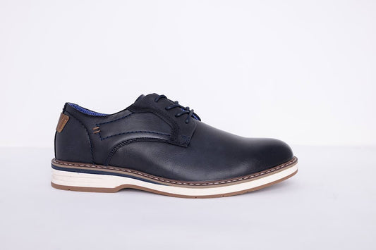 Derby with White Sole | Blue