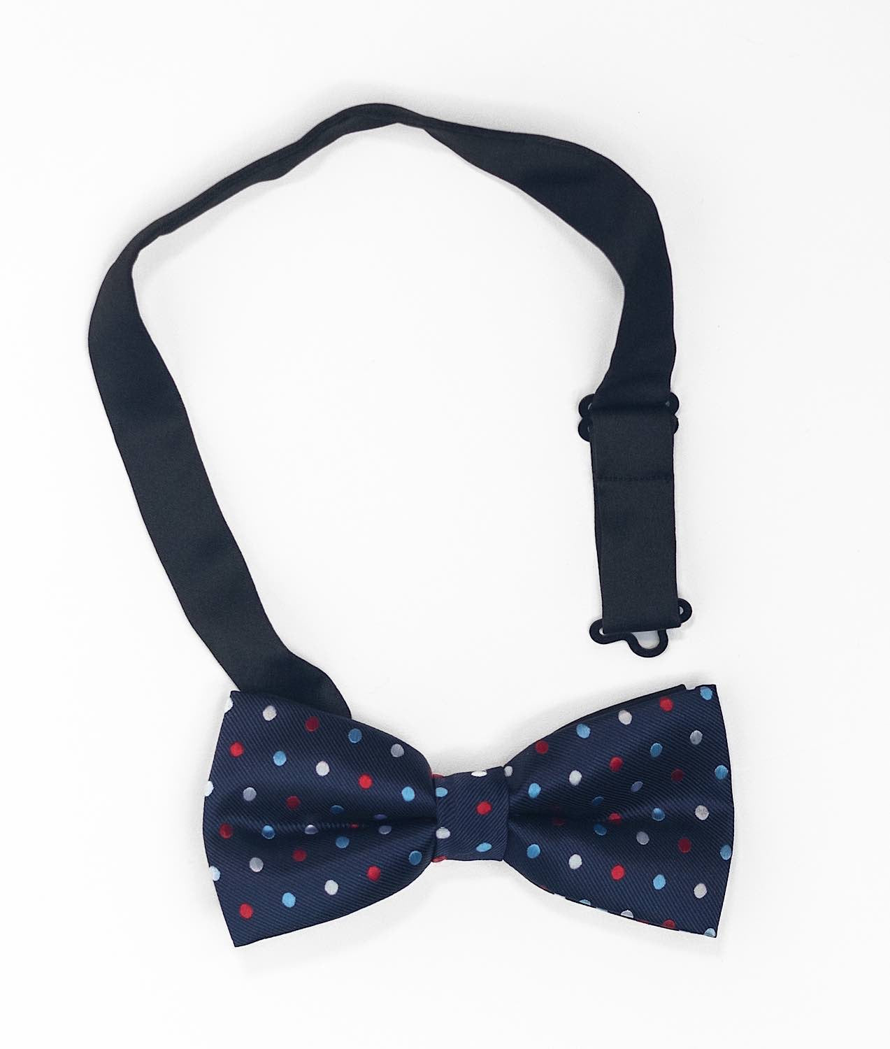 Blue Bow Tie | Poua Red-White-Celesti