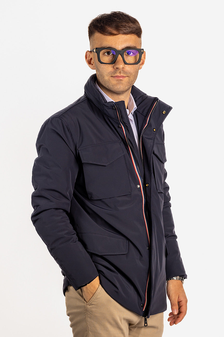 Water Repellent Field Jacket | Blue