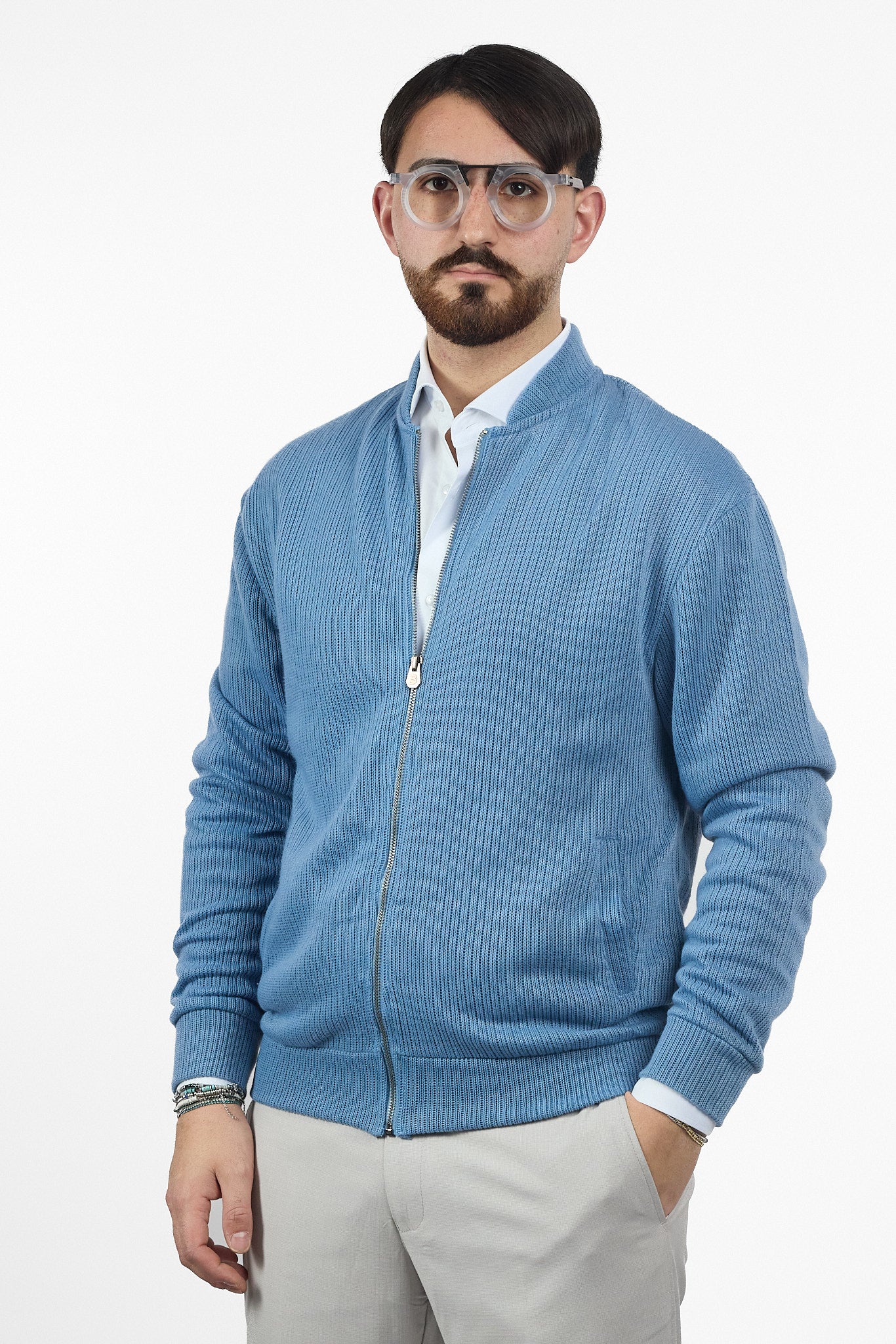 Cardigan Zip Intera No Stiro | 2 per €40 | Avion