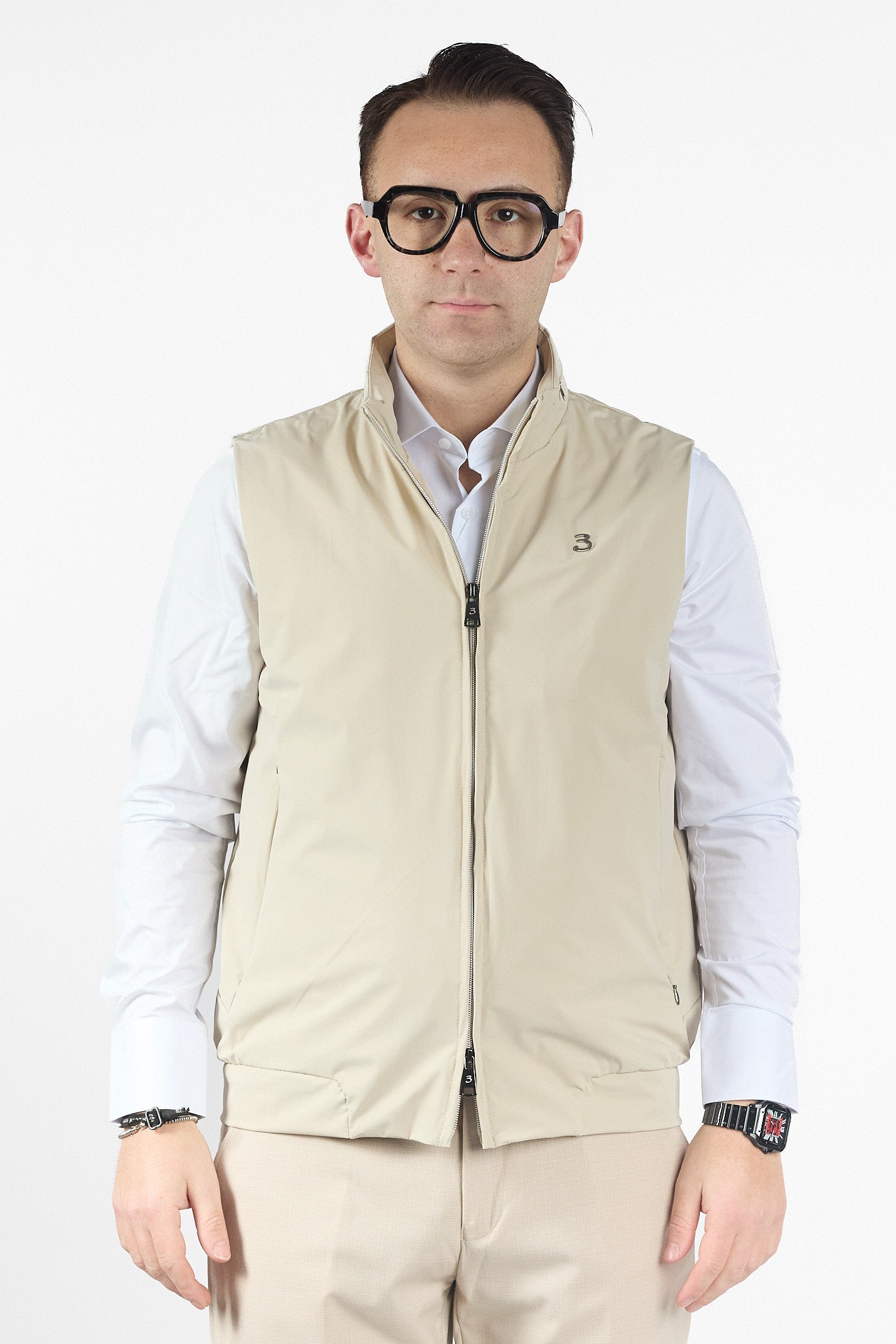 Gilet Active No Stiro e Idrorepellente 2934 | 2 per €60 | Beige