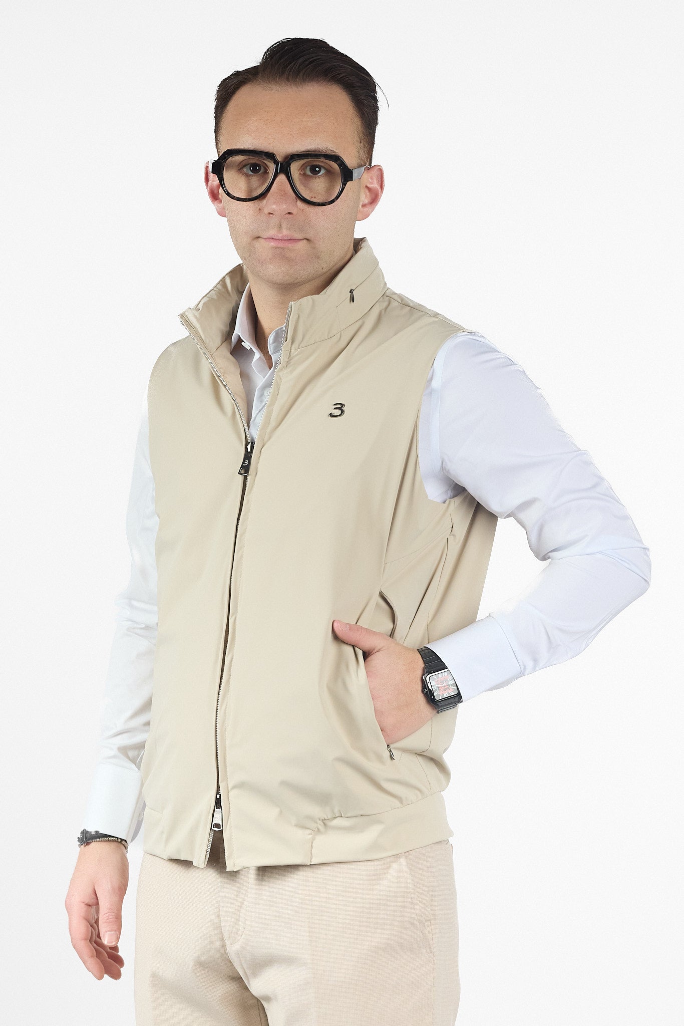 Gilet Active No Stiro e Idrorepellente 2934 | 2 per €60 | Beige