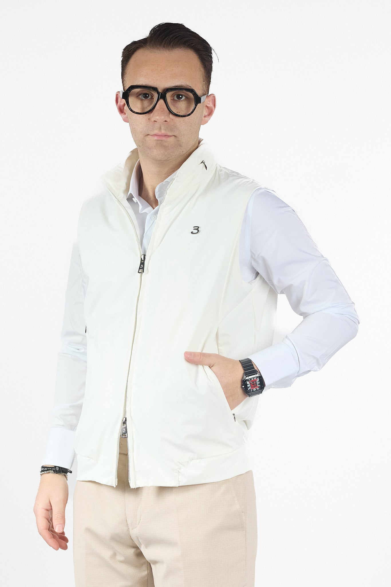 Gilet Active No Stiro e Idrorepellente 2934 | 2 per €60 | Bianco