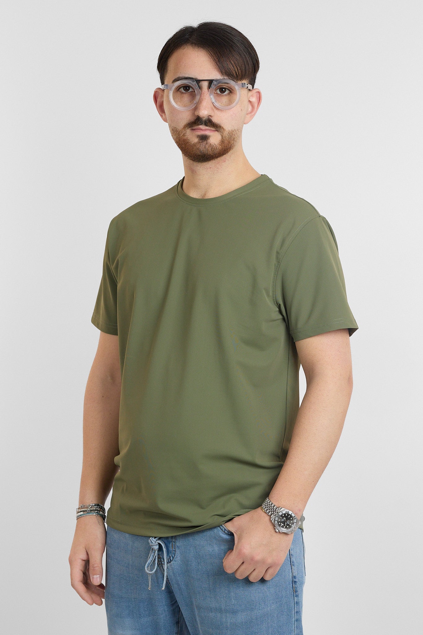 T-Shirt Mezza Manica Active No Stiro | 2 per €40 | Verde