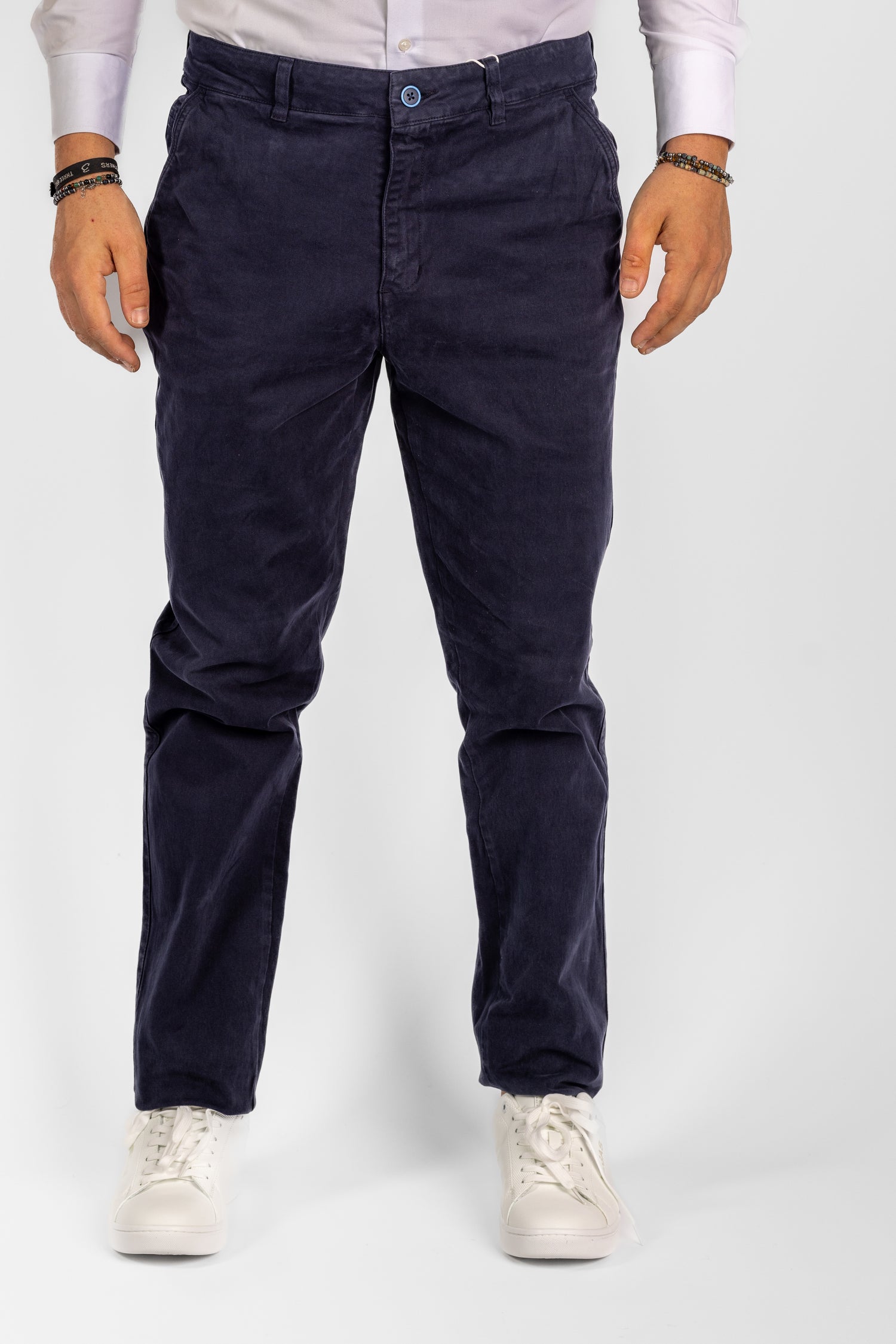 Basic Semi Slim Trousers 2 for €40 | 3302 Blue