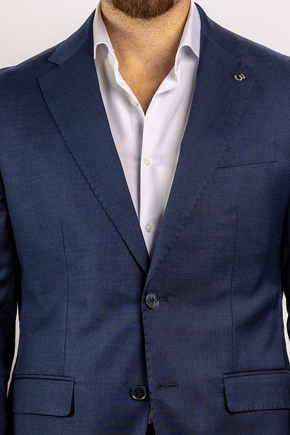 Basic Two Button Suit | Blue