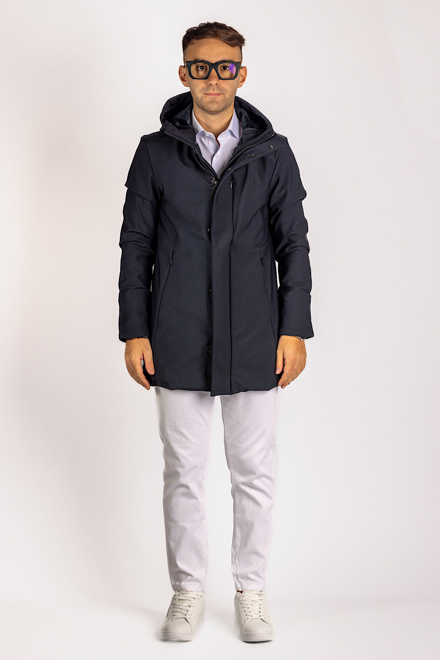 Parka imperméable en tissu RRD | Bleu