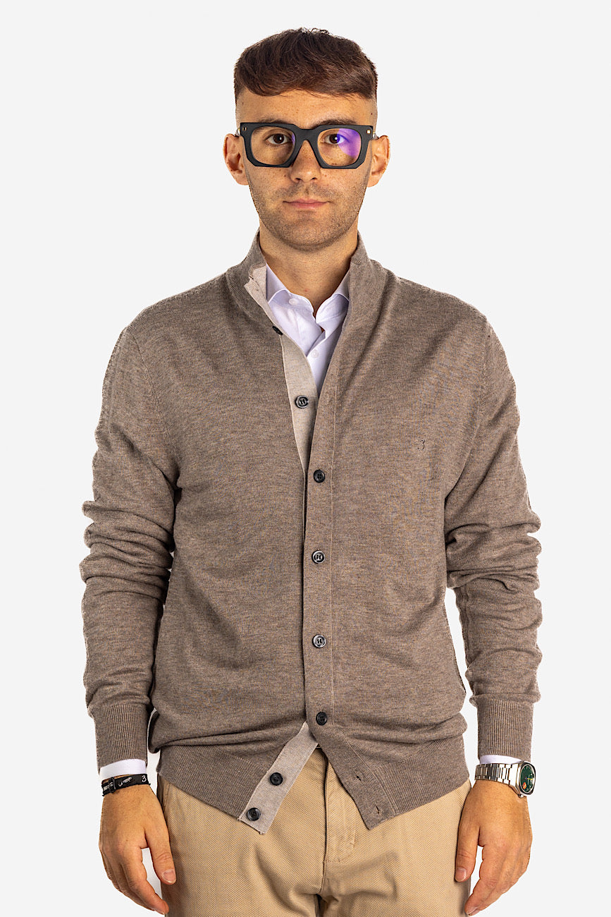 Cardigan boutonné | Pull en laine mélangée <tc>"20€ de réduction au deuxième"</tc> | Colombe 33