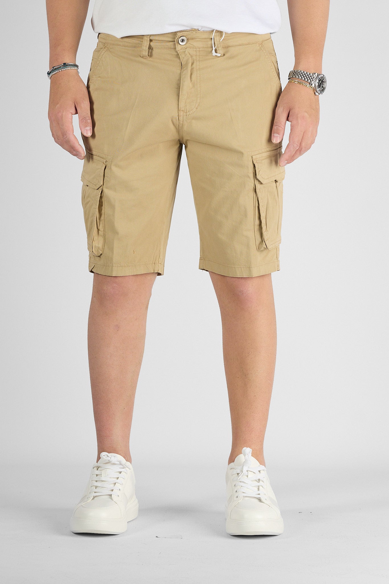 Bermuda Cargo con Tasche Laterali | 2 per €40 | Fango