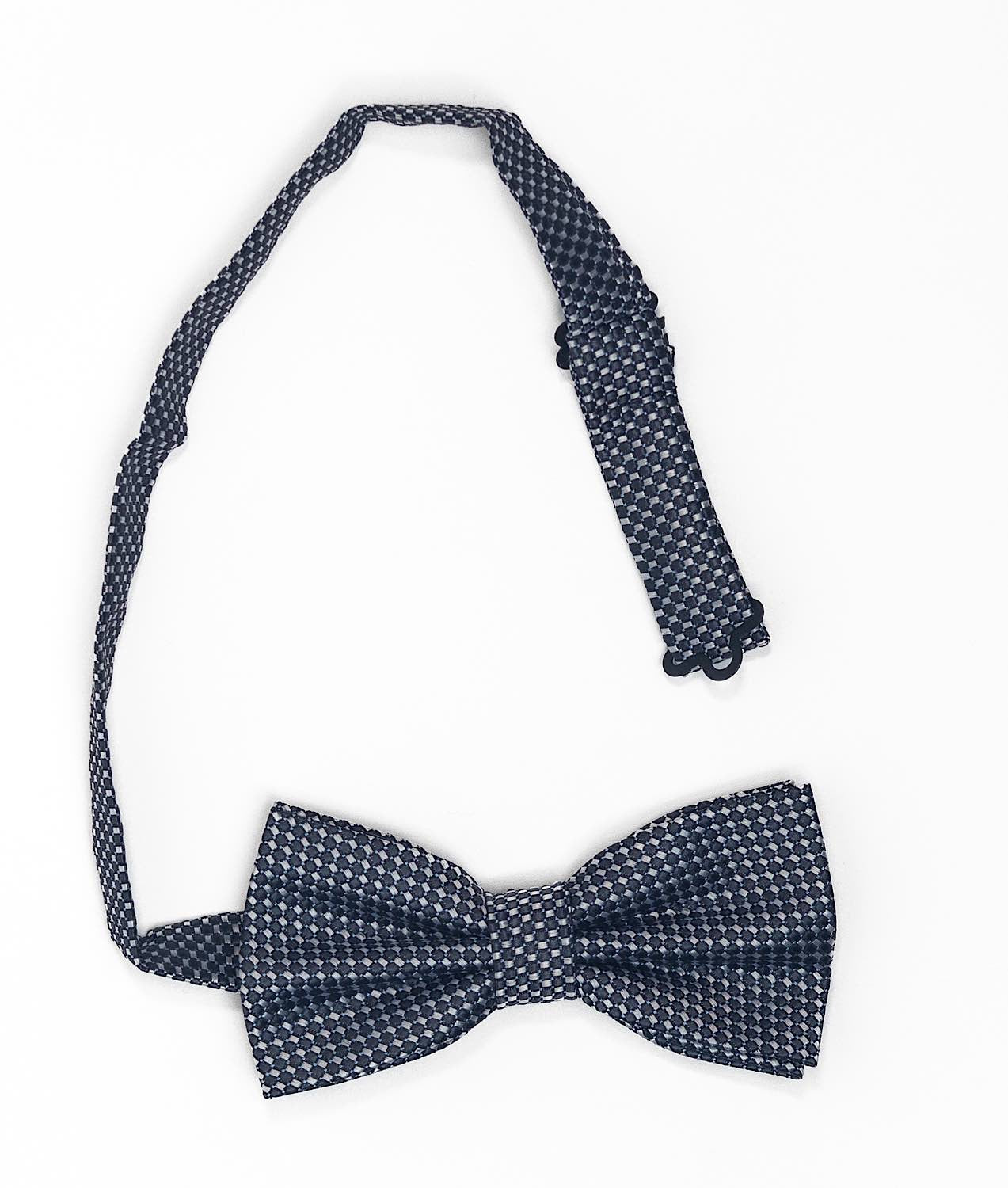 Silver Bow Tie | Blue Fantasy