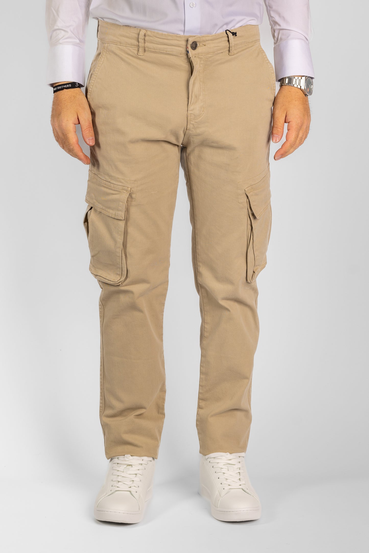 Semi-Slim-Cargohose | <tc>"€20 Rabatt auf dem zweiten"</tc> | Beige