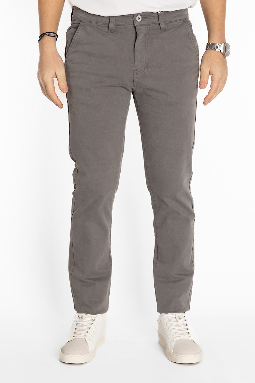 Pantalone Basic Semi Slim 007 | 2 per €40 | Grigio