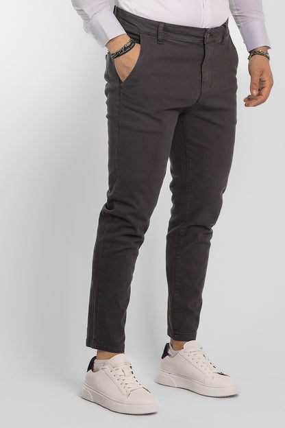 Pantalone Capri Spigato 2 per €40 | Grigio