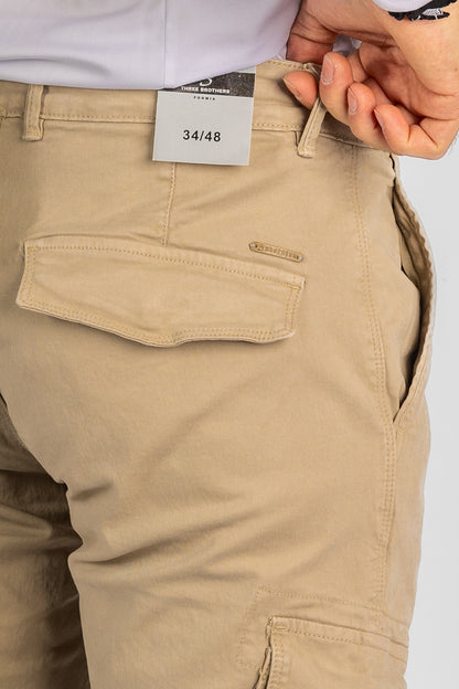 Semi-Slim-Cargohose | <tc>"€20 Rabatt auf dem zweiten"</tc> | Beige