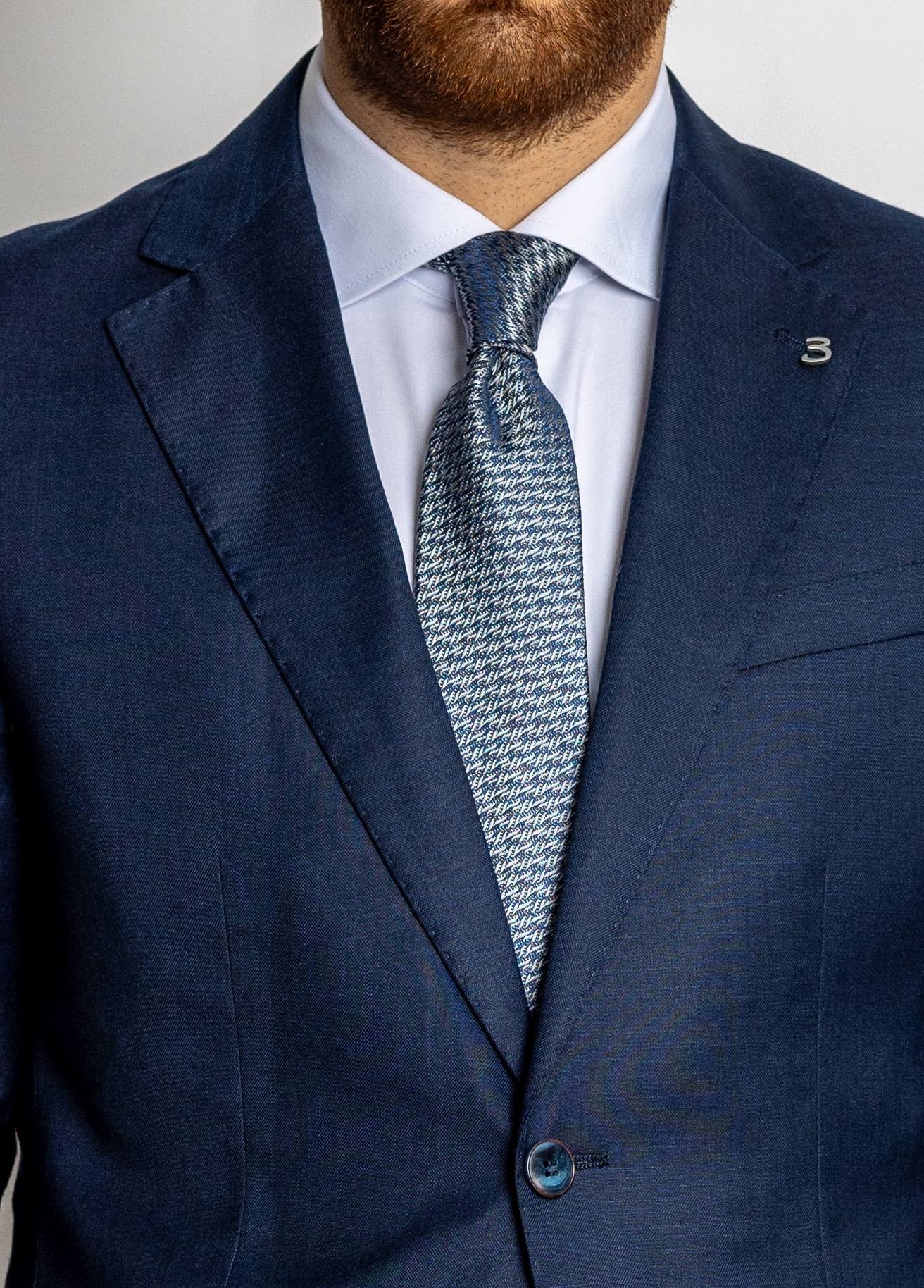 Basic Two Button Suit | Dark Blue