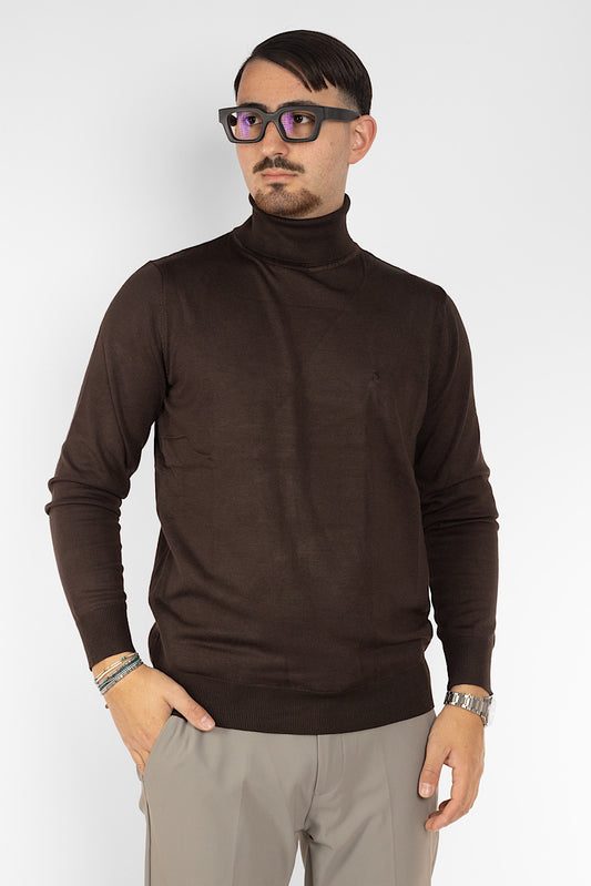 Pullover Collo Alto | 2 + 1 Gratis | Marrone