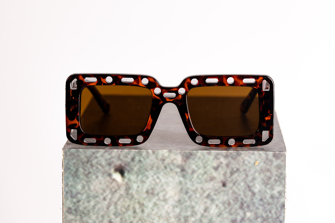 White Sunglasses | Tortoiseshell