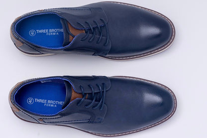 Derby with White Sole | Blue