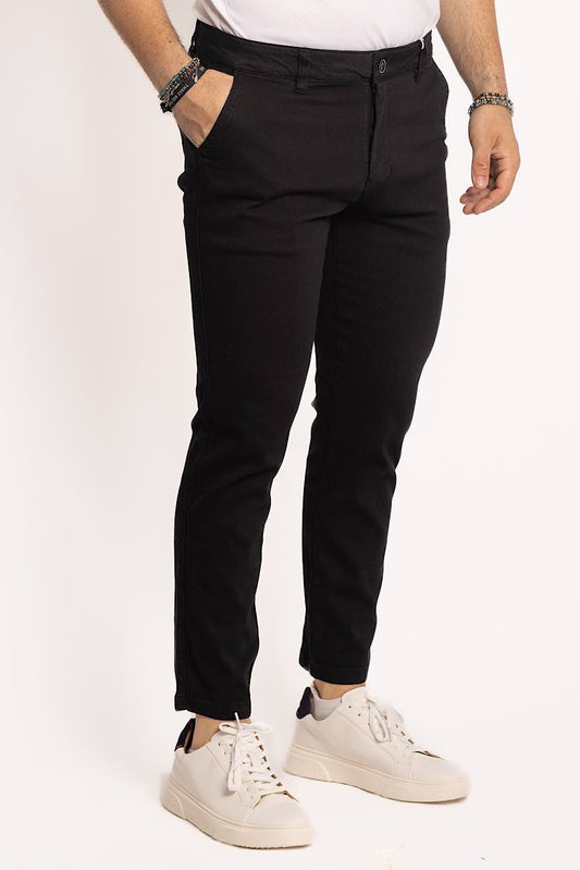 Pantalone Piquet Capri | Nero 1