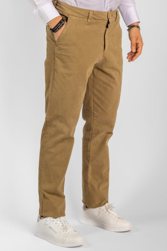 Pantalone Basic Regular Gamba Morbida 2 per €40 | BR002 Tortora