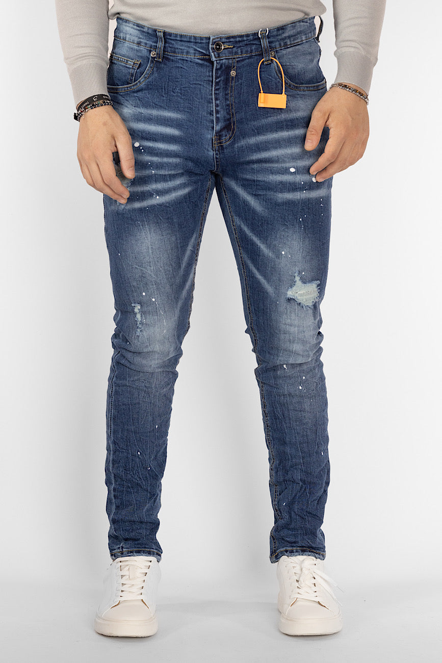 Jeans Lavorato Lavaggio 11.0 Skinny | 0303