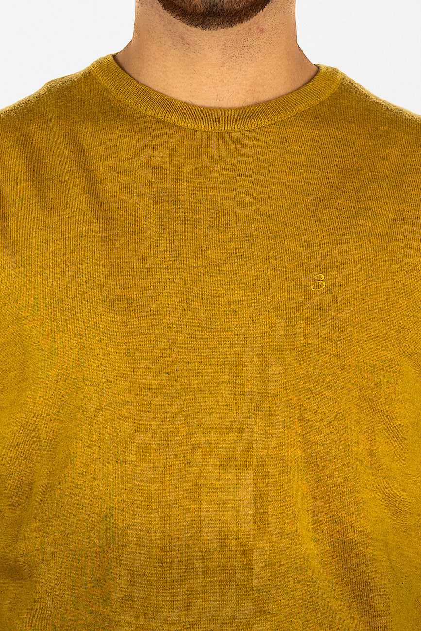 Wool Blend Crew Neck Sweater<tc>"€20 discount on the second"</tc> | Mustard 34