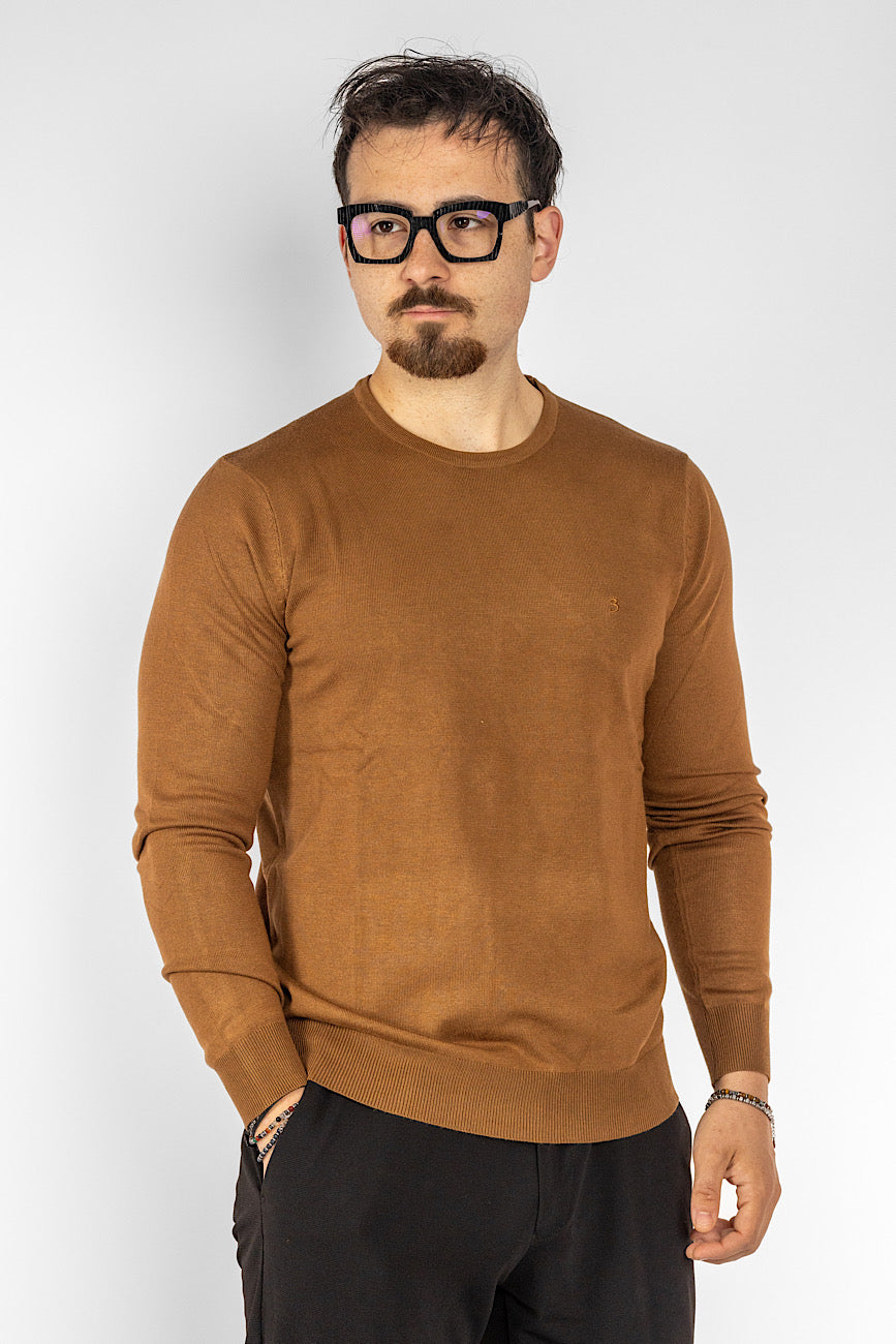 Pullover Girocollo | 2 + 1 Gratis | Caramel