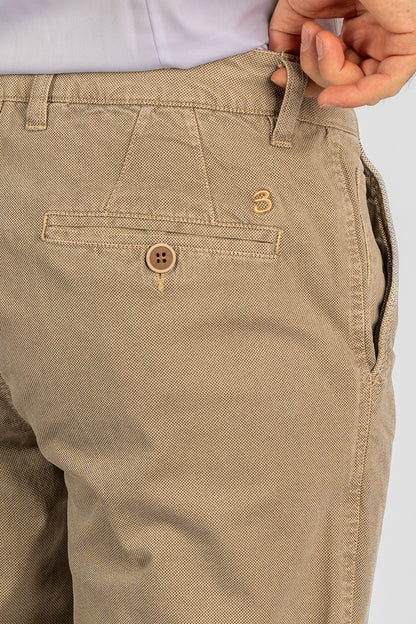 Pantalone Fantasia Regular Gamba Morbida 2 per €40 | BR003 Beige